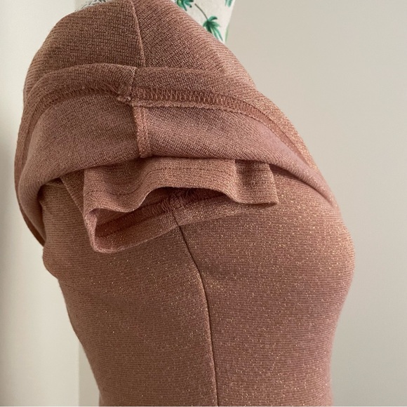 HOST PICK⭐️SNDYS NWOT ✨ Rose Gold Bodycon Dress - Picture 7 of 7